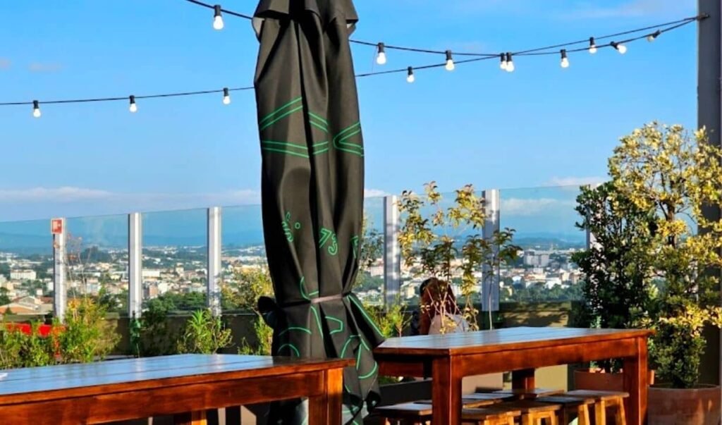 Terrasse du LIFT Rooftop Via Catarina à Porto