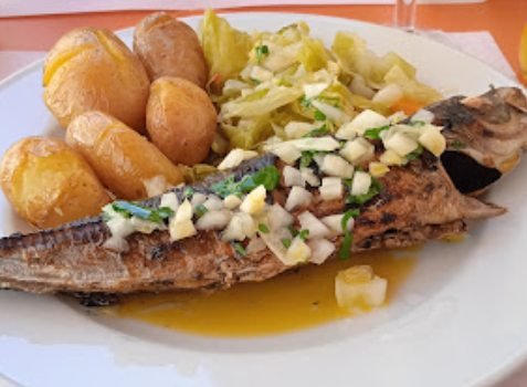 Plat du jour au Grelhador à Viana do Castelo