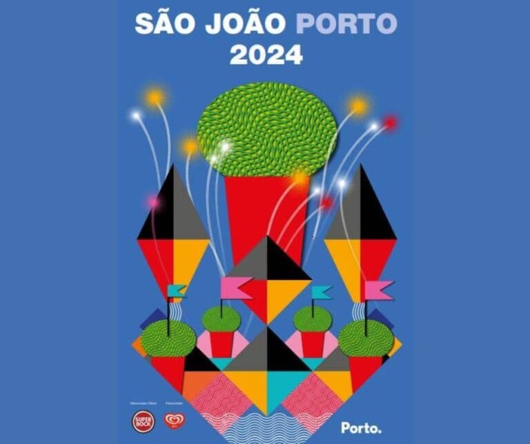 Affiche officielle de l'édition 2024 des fêtes de la Saint-Jean à Porto